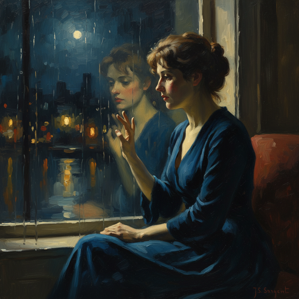 Woman at window — what is infidelity